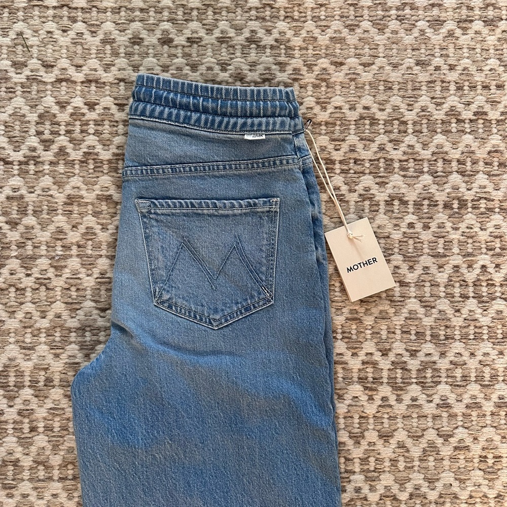 Mother Light Blue Denim Pants